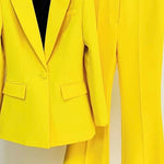 Femme Forte Two-piece Suit (yellow)