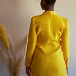 Patron  Blazer Dress (Yellow)