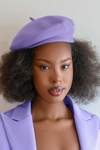 French Girl Beret (purple)