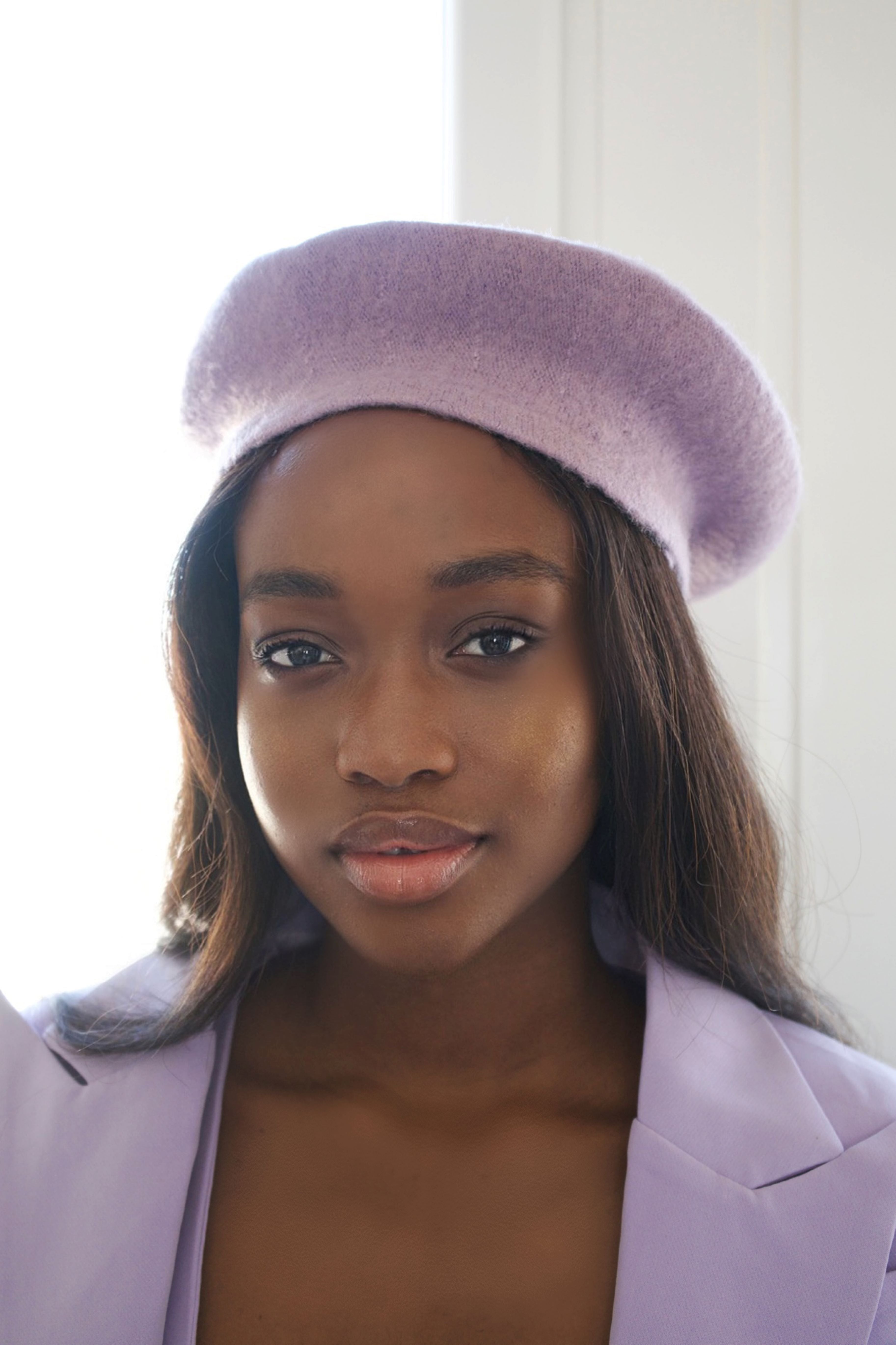 French Girl Beret (purple)